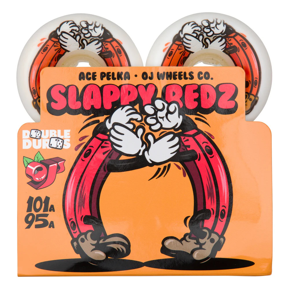 58mm Ace Pelka Slappy Redz Double Duro White Mini Combo 101