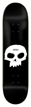 Zero Single Scull Deck 8.25 BLK/WHT
