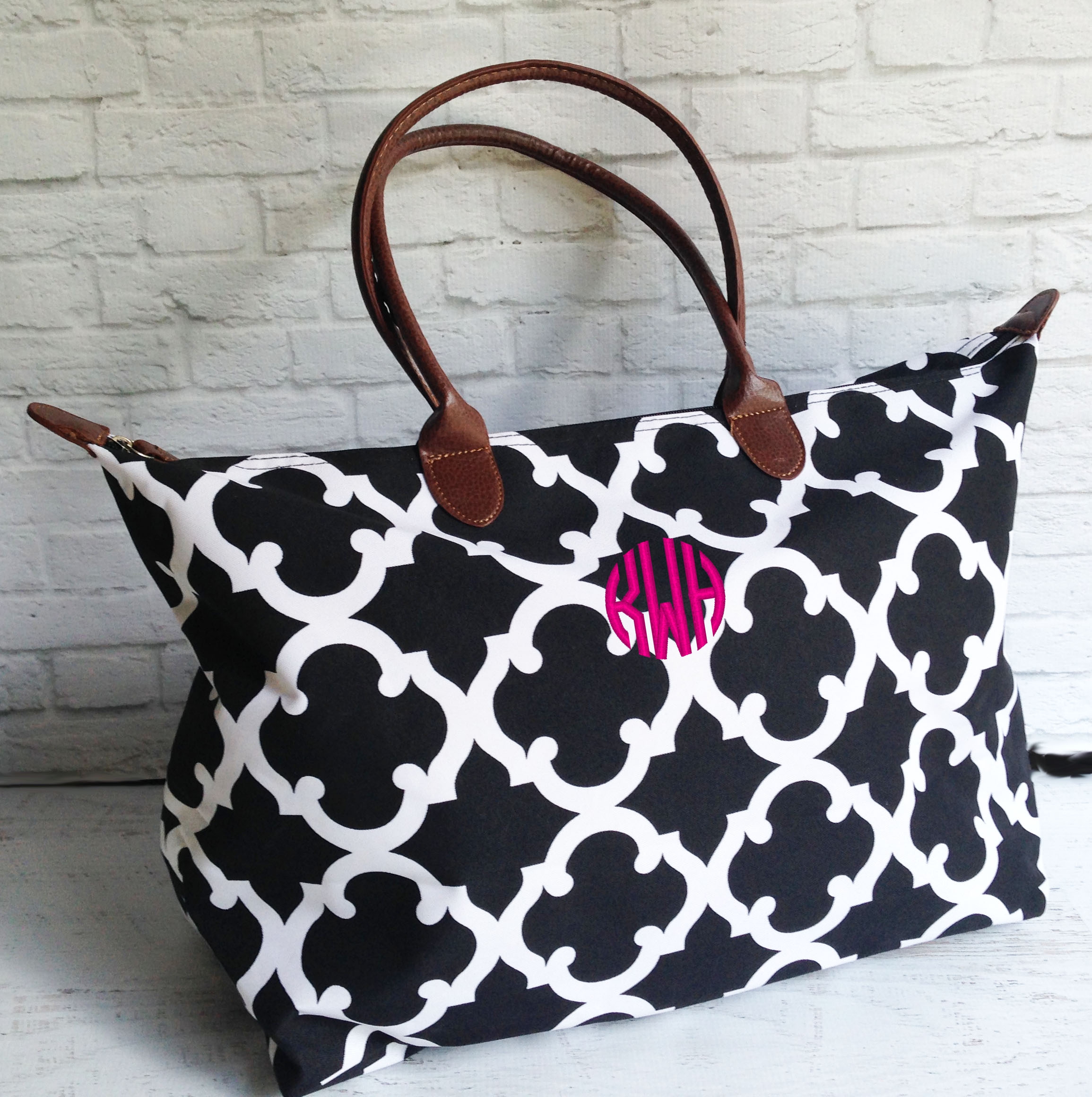 cute monogrammed bags