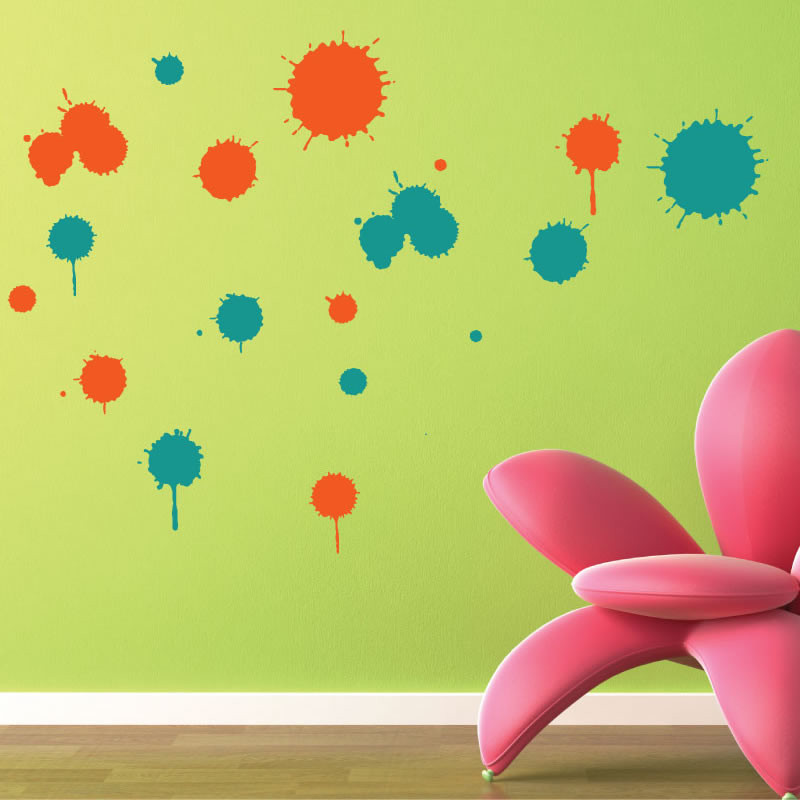 Paint deals wall stickers