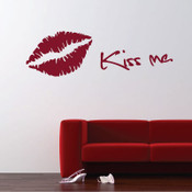 Kiss Me Lip Wall Sticker