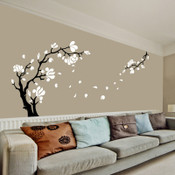 Magnolia Flower Wall Sticker