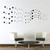 Dot streams wall stickers