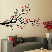 Bird and Blossom Wall Sticker