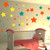 Mixed Size Star Wall Stickers
