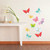 colour butterflies wall stickers