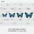 3D monarch butterfly wall decors