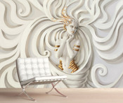 Medusa Luxury Modern Art Wall Mural