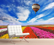 Colourful Tulips Wall Mural