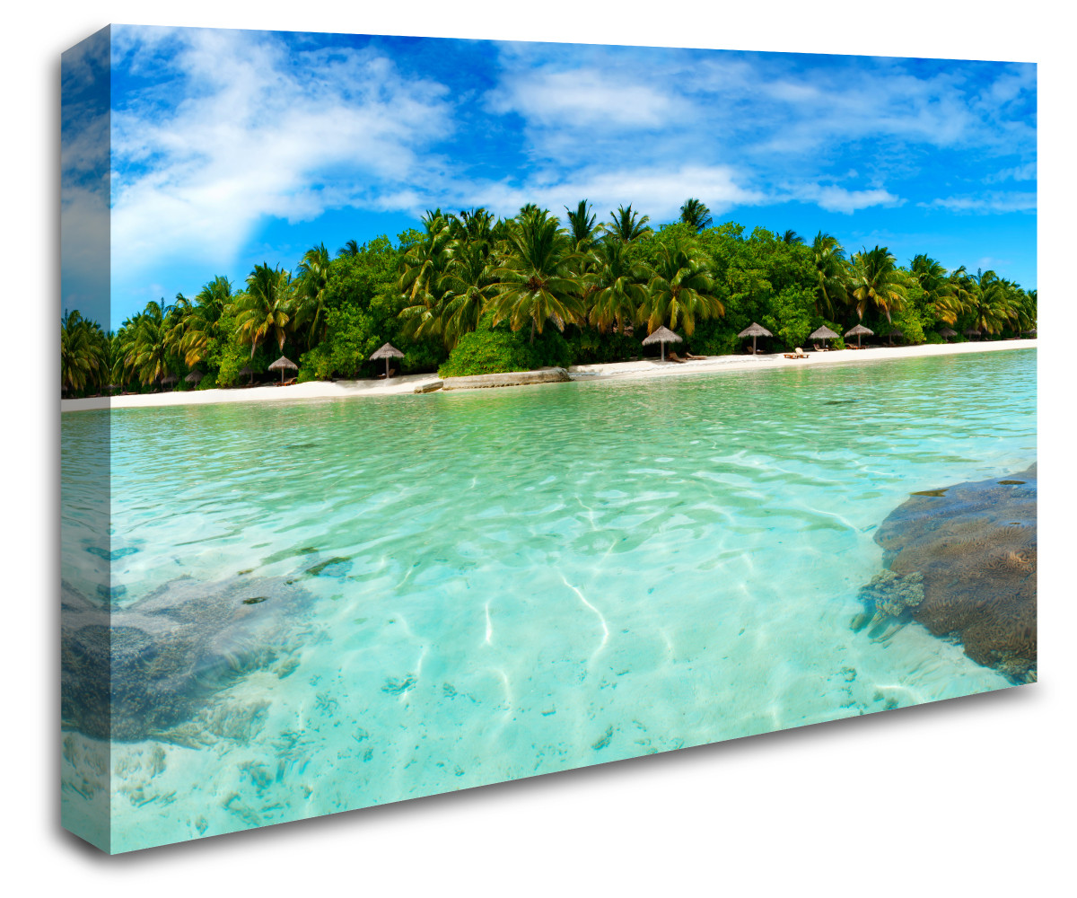 Beach Island Resort Wall Art Canvas 8998-1003 - Stickers Wall
