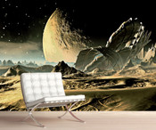 Space Planet Moon Wall Mural 8999-1067