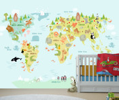 Adventure World Map Wall Mural 8999-1133
