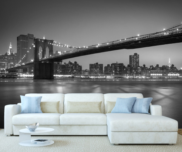 New York Brooklyn Bridge Wall Mural 8999-1138 - Stickers Wall