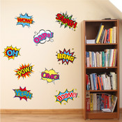Comic Book Wall Stickers 9110