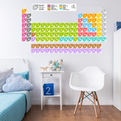 Educational Periodic Table Wall Stickers 9116