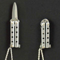 Working Mini Butterfly Knife Necklace