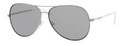 Emporio Armani 9817/S Sunglasses 021C3R Palladium Wht (5812)