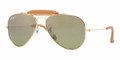 Ray Ban RB3422Q Polarized Sunglasses 001/M9 Arista Br 58mm