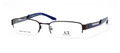 Armani Exchange 127 Eyeglasses 0DH7 Dark Gunmtl Blue