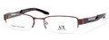 Armani Exchange 127 Eyeglasses 0JGG Bronze Br dark havana