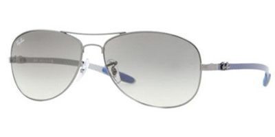 Ray Ban RB 8301 Sunglasses 004/32 Gunmtl 59-14-140 - Elite Eyewear Studio