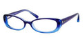 JIMMY CHOO 37 Eyeglasses 0AT2 Blush Shaded Blue 51-15-135