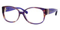 JIMMY CHOO 42 Eyeglasses 0ECW Violet Fleck 53-15-130