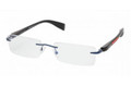 PRADA SPORT PS 56BV Eyeglasses ZYI1O1 Blue 55-18-140
