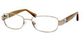 JIMMY CHOO 46 Eyeglasses 0SYJ Rose Beige Gold 52-17-130