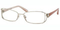 JIMMY CHOO 52 Eyeglasses 0WUC Gold Crocodile 53-16-130