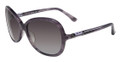 Michael Kors MK240 Jeannette Sunglasses 525 Plum Horn