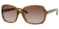 JIMMY CHOO LELA/S Sunglasses 0YO9 Gold Snake Br 57-18-130