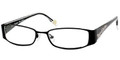 JUICY COUTURE HIDEOUT Eyeglasses 0003 Satin Blk 50-17-135
