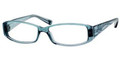 JUICY COUTURE DRAMA QUEEN 2 Eyeglasses 0JVH Teal Blue Fade 52-13-135