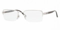 Burberry BE1157 Eyeglasses 1003 Gunmtl LIGHT (5017)