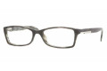 BURBERRY BE 2076 Eyeglasses 3143 Striped Gray 52-16-135