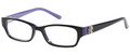 CANDIES C RILEY Eyeglasses Blk Purple 46-15-130