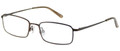 MAGIC CLIP M 383 Eyeglasses Antique Br 53-18-140