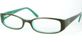 GUESS GU 1685 Eyeglasses Br Over Teal 51-17-135