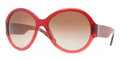 Burberry BE4102 Sunglasses 326013 Red Grad