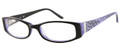 CANDIES C BILLIE Eyeglasses Blk Milky Purple 49-16-135