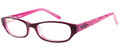 BONGO B VICKY Eyeglasses Burg Crystal Pink 49-16-130