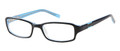 BONGO B FEISTY Eyeglasses Blk Blue 49-16-135