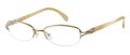 SAVVY SAVVY 372 Eyeglasses Satin Gold 50-17-135