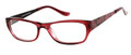 CANDIES C CAITLIN Eyeglasses Transp Berry 50-17-135