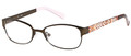 CANDIES C WHITNEY Eyeglasses Matte Br 49-17-130
