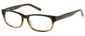 SAVVY SAVVY 384 Eyeglasses Olive Horn 54-16-140