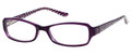 BONGO B WANDA Eyeglasses Purple Crystal 50-16-130