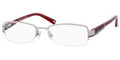 MAX MARA 1085/U Eyeglasses 0IVV Ruthenium Burg Pink 52-18-135