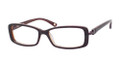 LIZ CLAIBORNE 393 Eyeglasses 01B4 Wine Texture 52-16-130